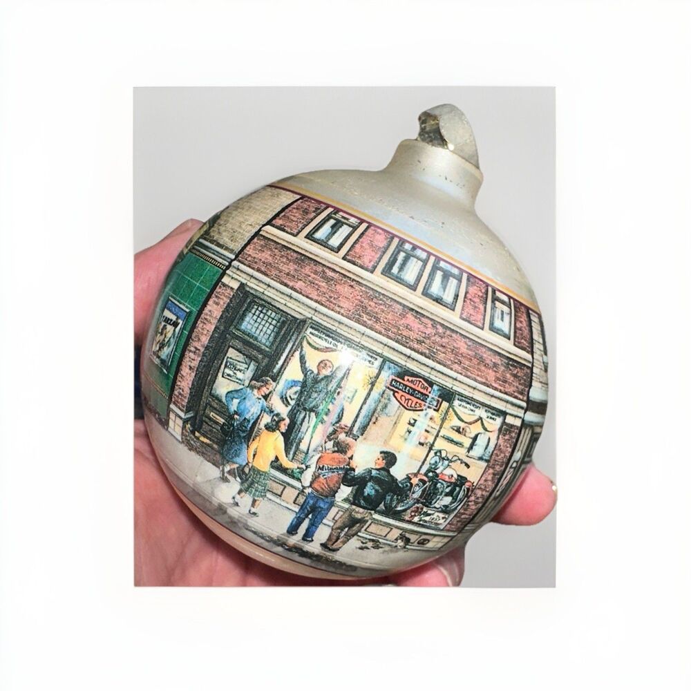 1989 Harley-Davidson Christmas Ornament Series G Twenty-Nine Days Til Xmas